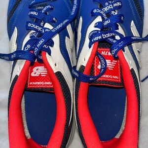 New Balance Blue and Red Athletic Sneakers